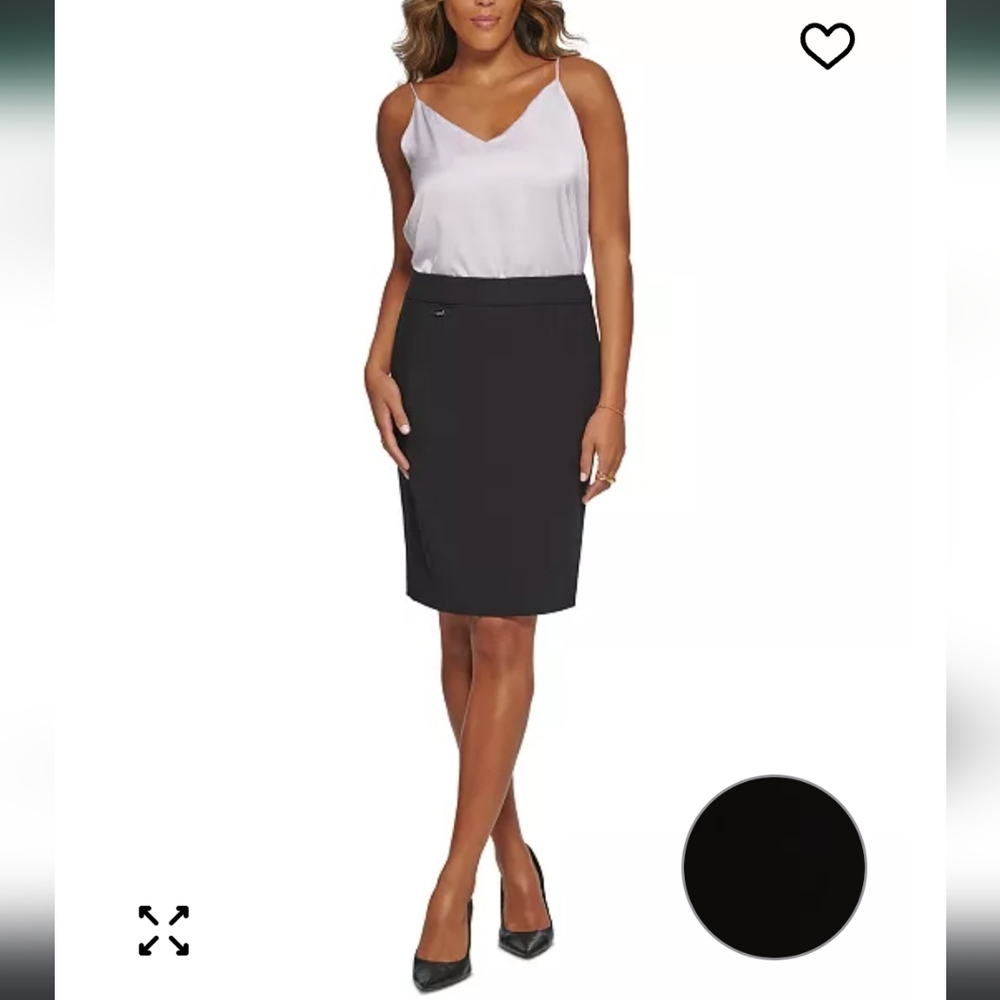 Calvin Klein's Black Pencil Skirt  SIZE 12